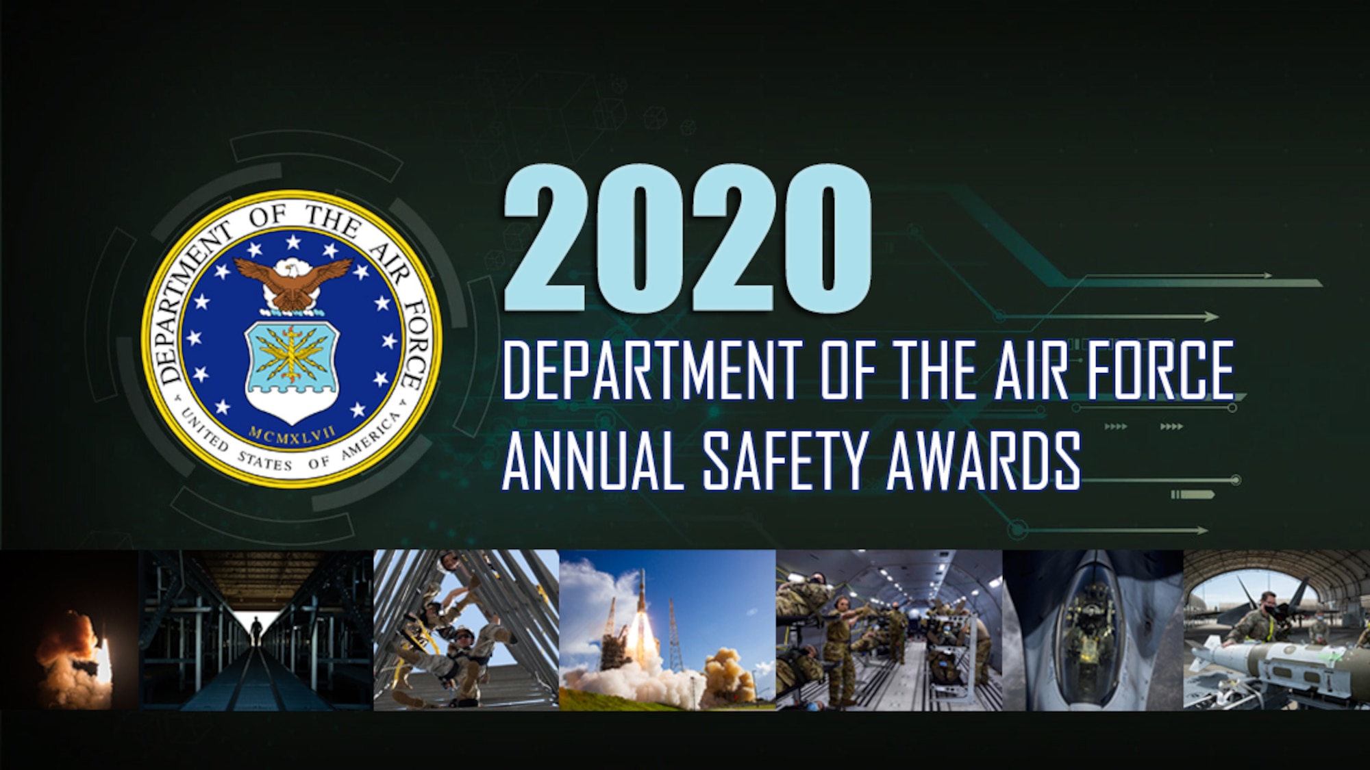 2020 Department of the Air Force Annual Safety Awards graphic