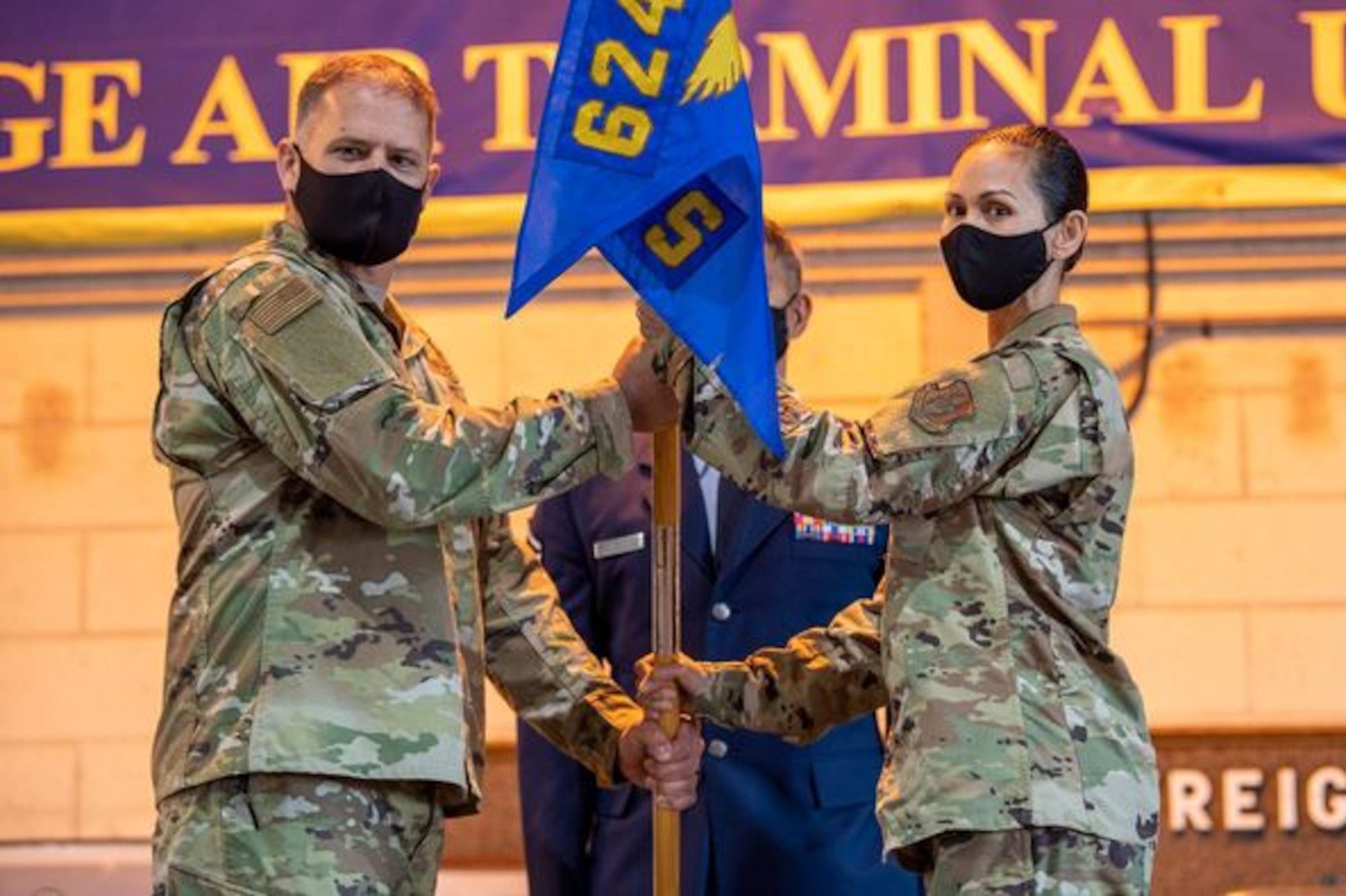 Lt. Col. Anjanette K. Lowe is the new 48th Aerial Port Squadron commander. Lowe took command of the 48th APS during an assumption of command ceremony held at Joint Base Pearl Harbor-Hickam, Hawaii, April 10, 2021.