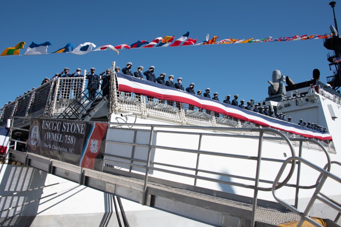 Coast Guard Cutter Stone Commissioning Ceremony