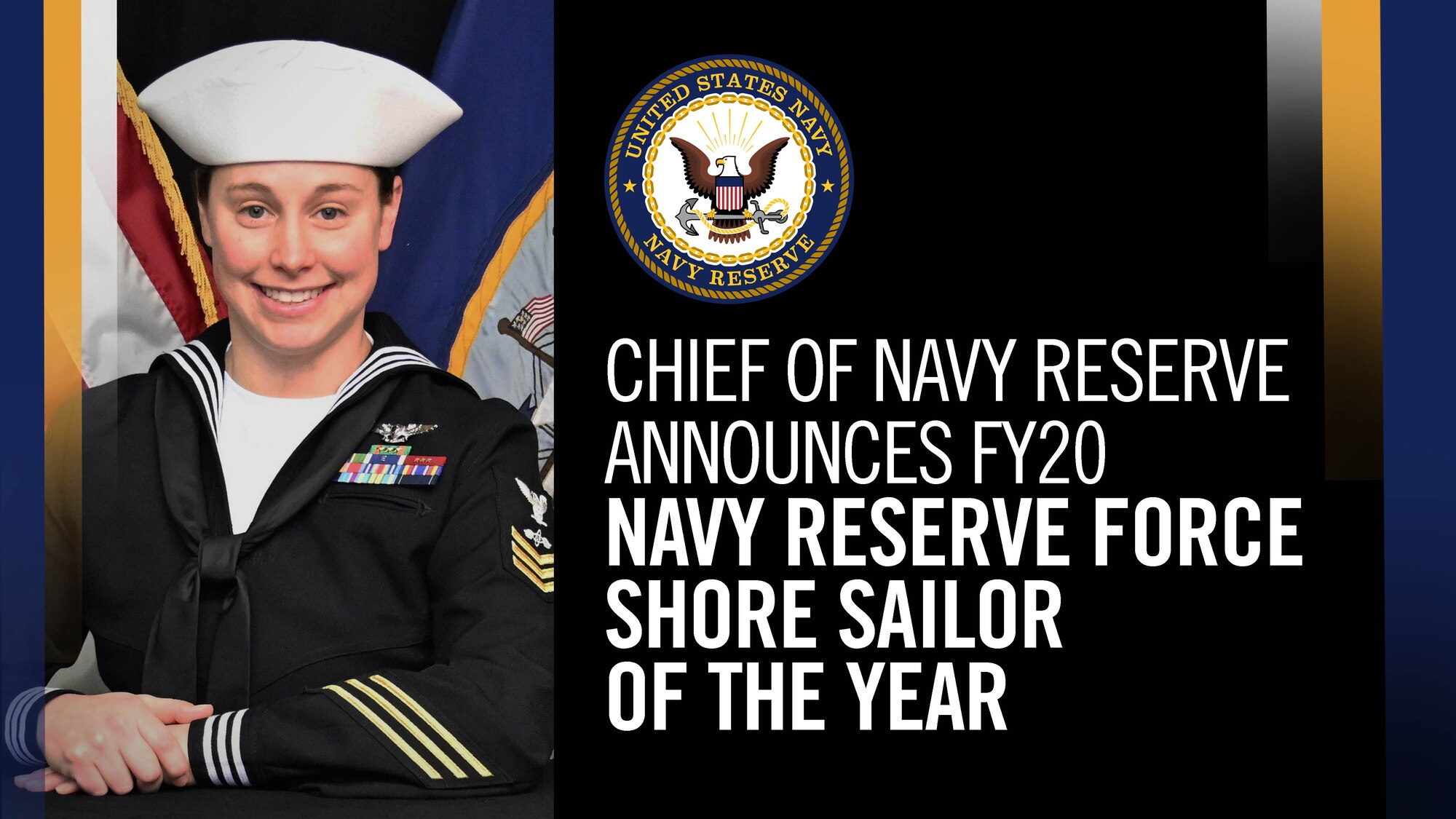 Aviation Electronics Technician 1st Class Maria English, a petty officer first class attached to Fleet Readiness Center East Detachment McGuire, recently earned the title of 2020 Navy Reserve Force Shore Sailor of the Year. In the run up to earning the Reserve Force’s top enlisted honor, English first took the titles of Commander, Fleet Readiness Centers Shore Sailor of the Year – the first full-time support Sailor to win the award – and Commander, Naval Air Force Reserve Sailor of the Year. (Fleet Readiness Center East photo)