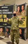 Brig. Gen. Michael Lalor, commander of U.S. Army Medical Logistics Command, speaks during a kickoff event April 2 to mark AMLC’s month-long observance of Sexual Assault Awareness and Prevention Month at Fort Detrick, Maryland.