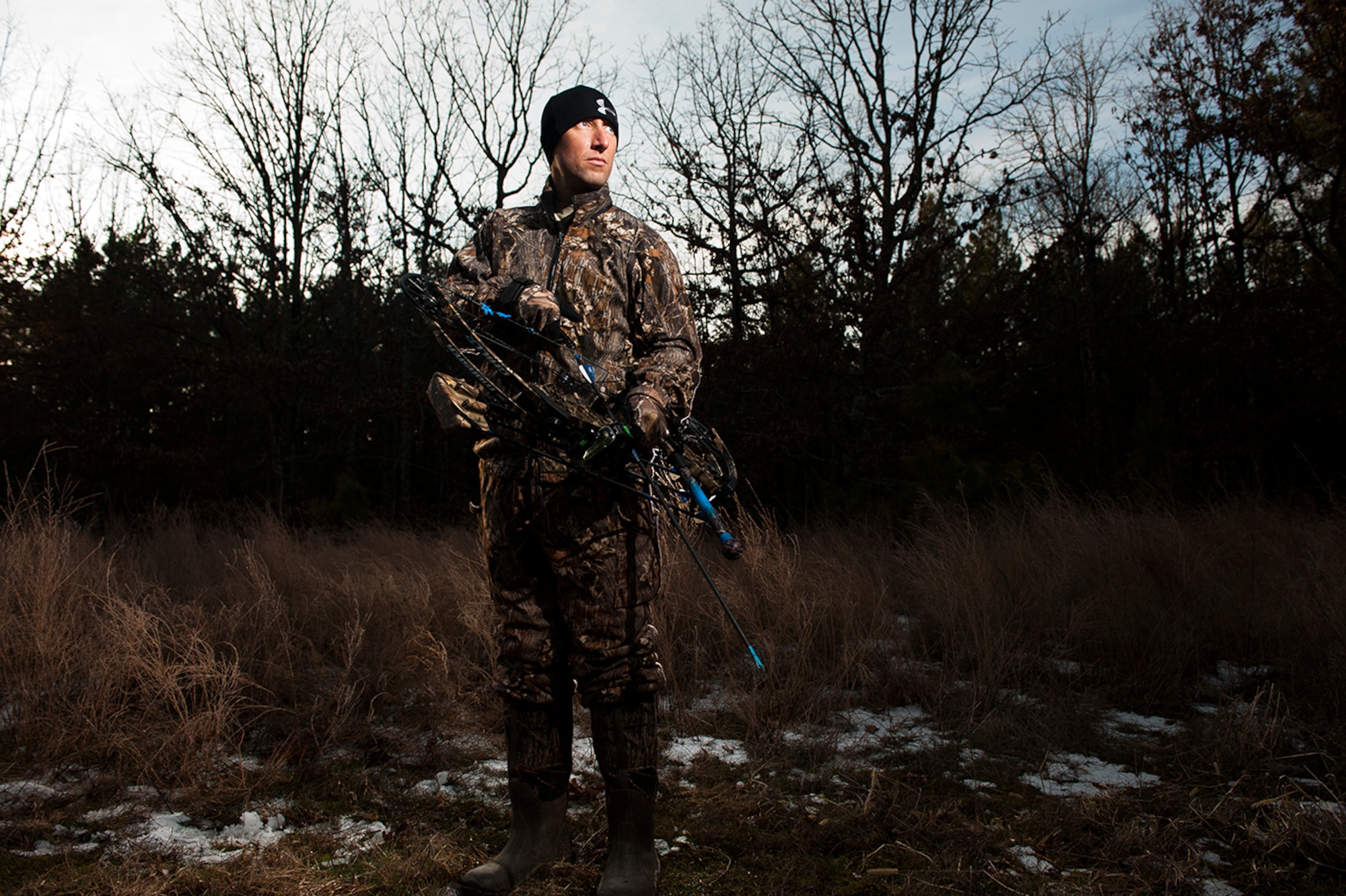 Chaplain Capt. Matthew Spencer devotes his life to sharing the gospel and reaching out to Airmen in times of need. Spencer sheds the weight of the world in the quiet of nature, his sanctuary. (U.S. Air Force photo/Senior Airman Kaylee Clark)
