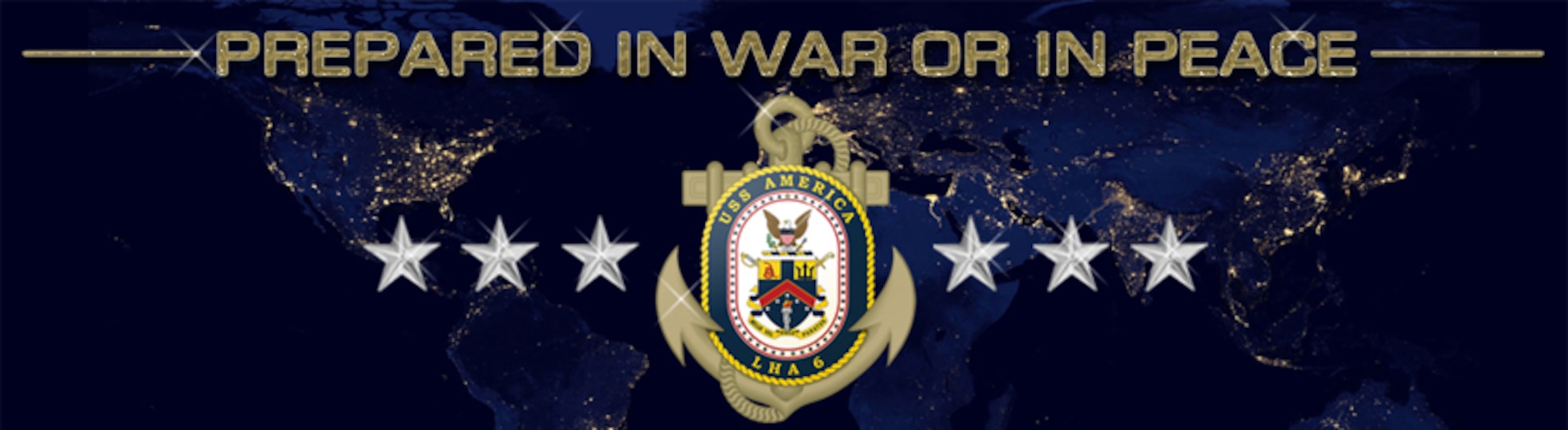 USS America Banner