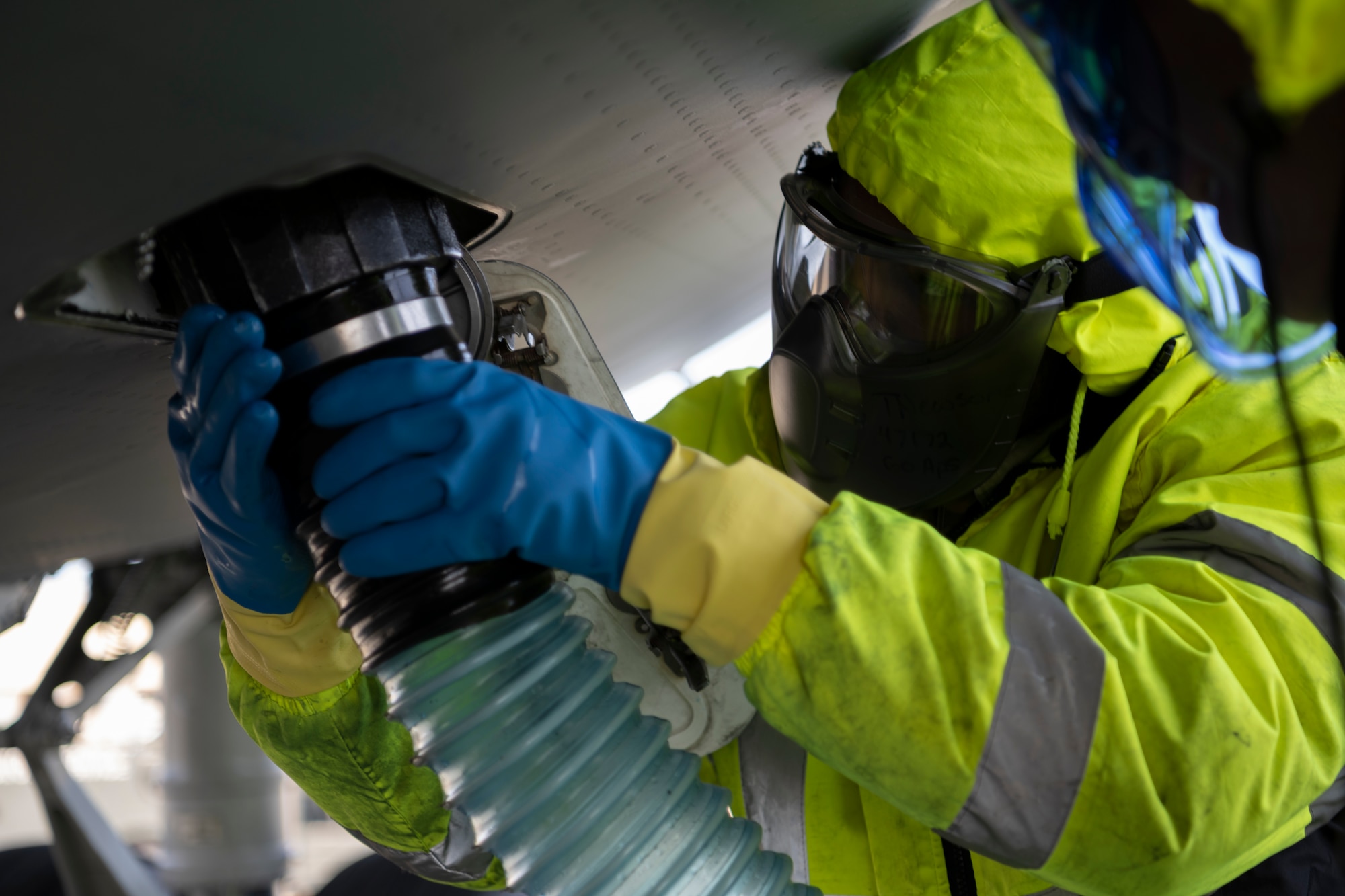 Photos of wing leadership working along side Aerial Port Squadron Airmen. The Leadership Rounds program provides 60th AMW leadership an opportunity to interact with Airmen and receive a detailed view of each mission performed at Travis AFB.