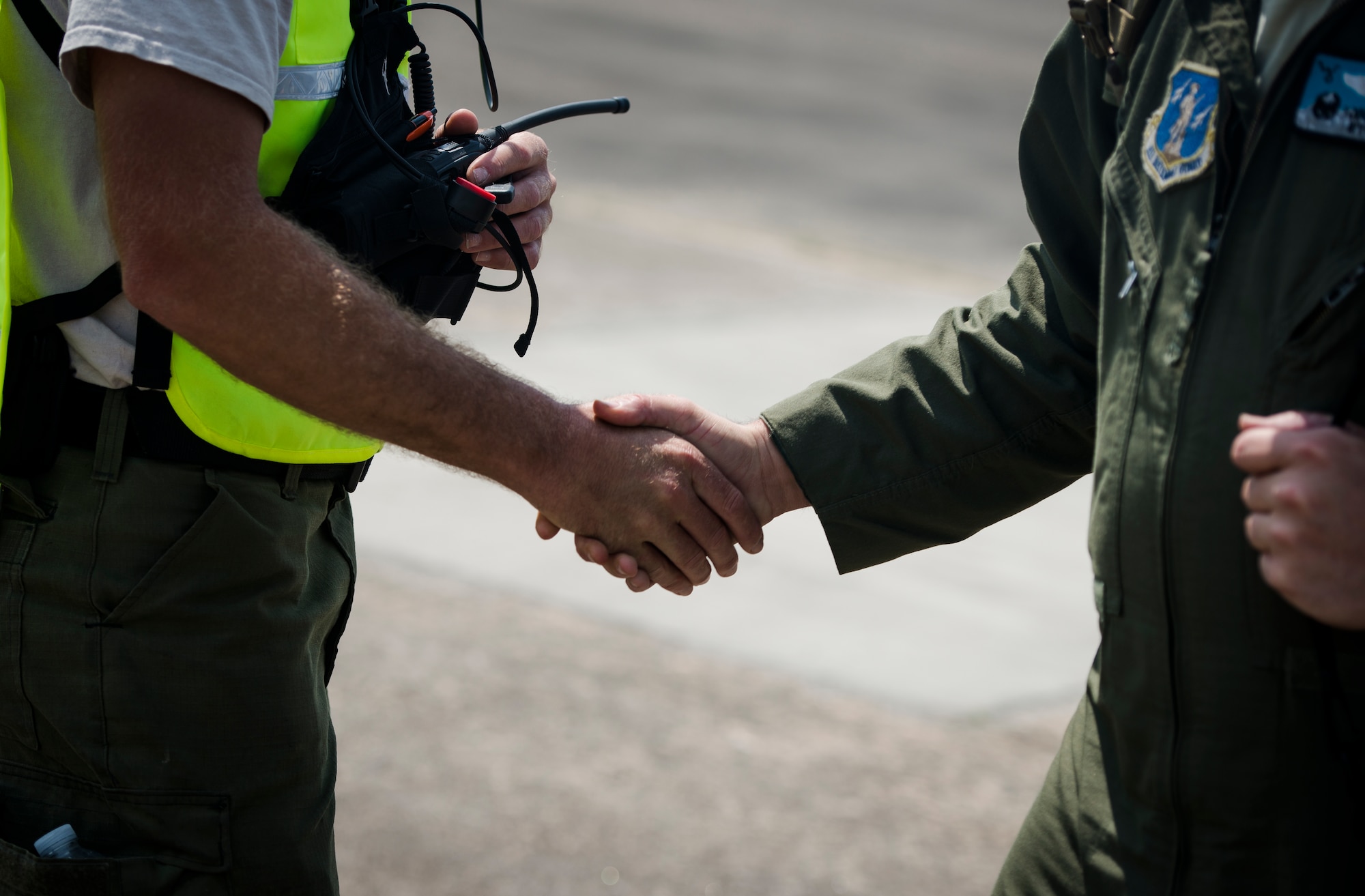 The North Carolina Forest Service and the two Air National Guard units from Wyoming and North Carolina team-up annually to participate in the MAFFS training. The training allows the two partners to learn from each others' experiences and understand the languages used during missions. (U.S. Air Force photo/Staff Sgt. Andrew Lee)