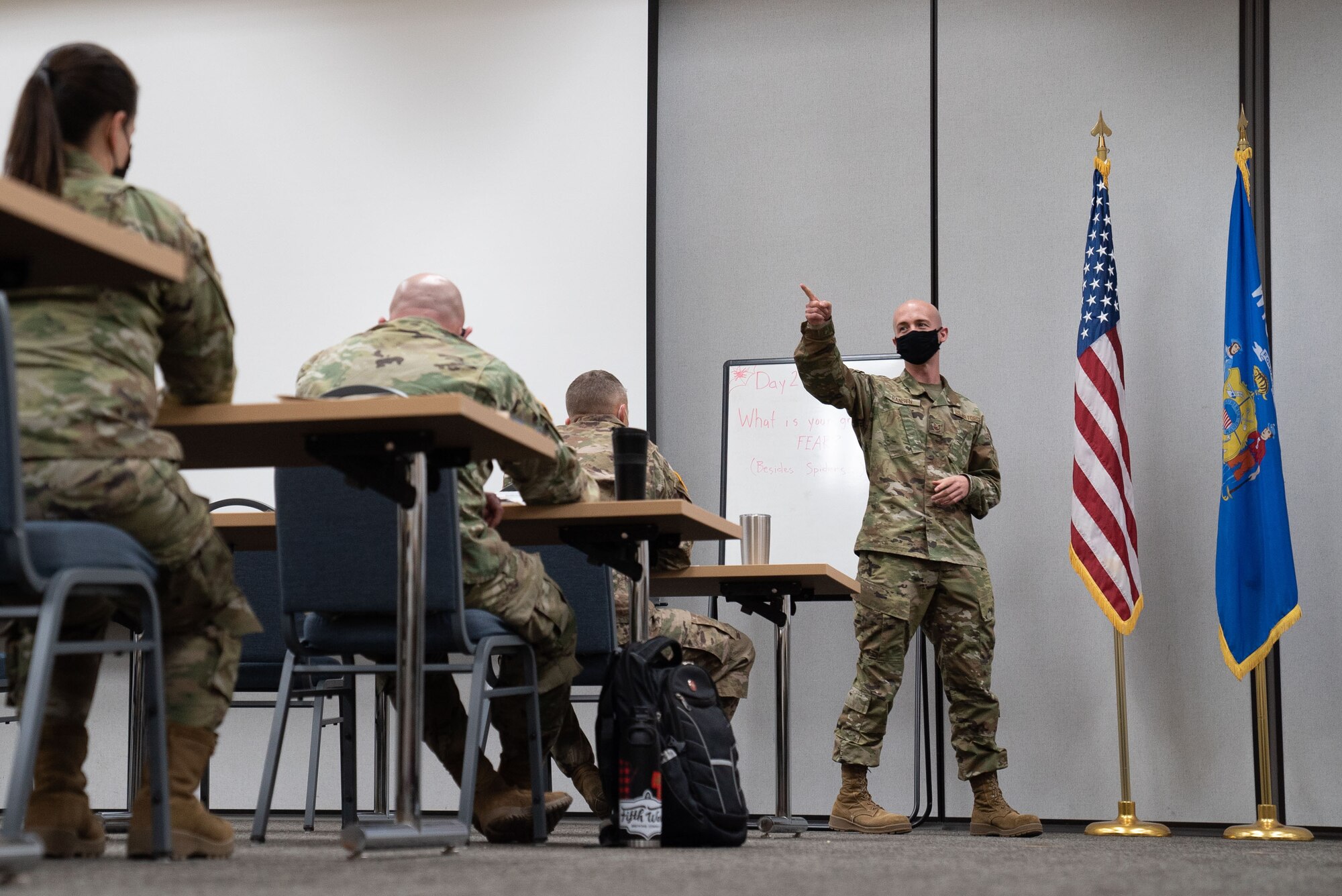 Leaders in the Wisconsin Army and Air National Guard participated in the Comprehensive Health and Wellness leader course at Fort McCoy, Wis., March 29 to April 2. The course equips leaders with tools to address challenges and obstacles their Soldiers and Airmen face in their military and civilian lives.