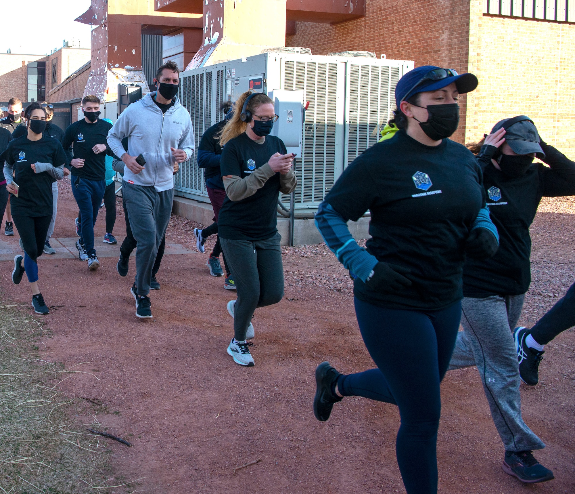 people running