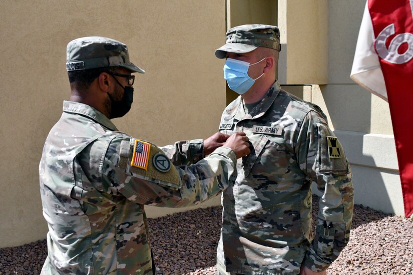 St. Louis native and 647th Regional Support Group (Forward) Soldier promoted to sergeant