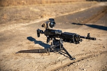 Family of Weapons Sight – Crew Served (FWS-CS) mounted to the M240 Medium Machine Gun during a Soldier Touchpoint in Fort Benning, GA.