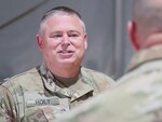Brig. Gen. Holt visits WV Troops Prior to Middle East Deployment. (Courtesy photo provided)