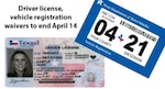 There is no grace period after the conclusion of the waiver and police can start ticketing motorists operating a vehicle without a current registration sticker or current registration receipt. This will also include those individuals with an expired driver’s license or state ID.