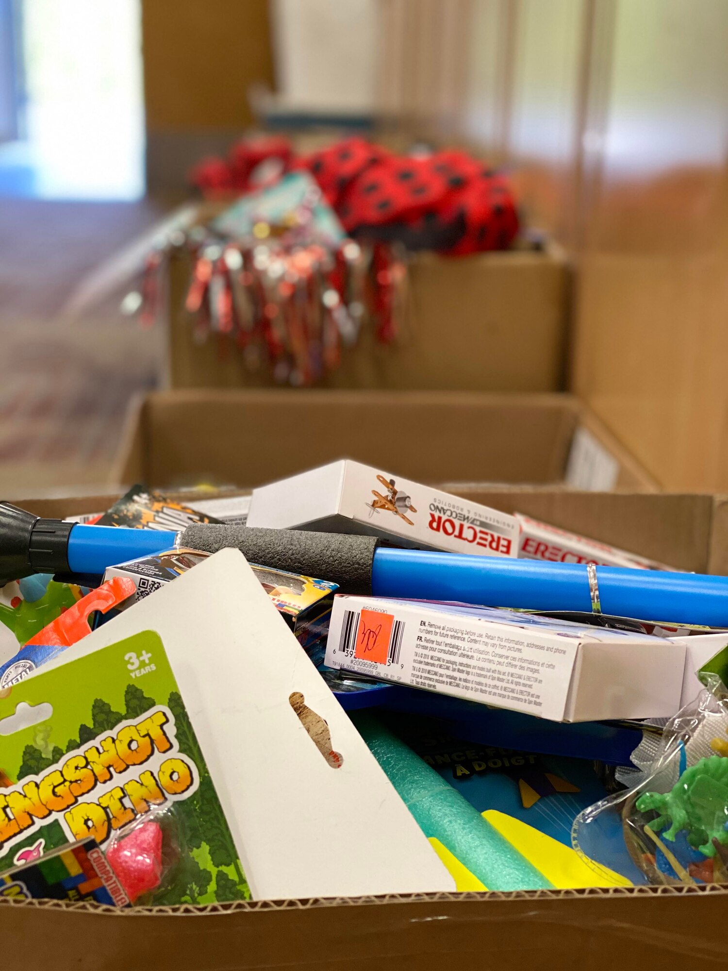 Hundreds of toys were available to Reserve Citizen Airmen at the Baby Bundles + Kits for Kids event hosted by the 446th Airlift Wing Women’s Council April 10 at Joint Base Lewis-McChord, Washington.