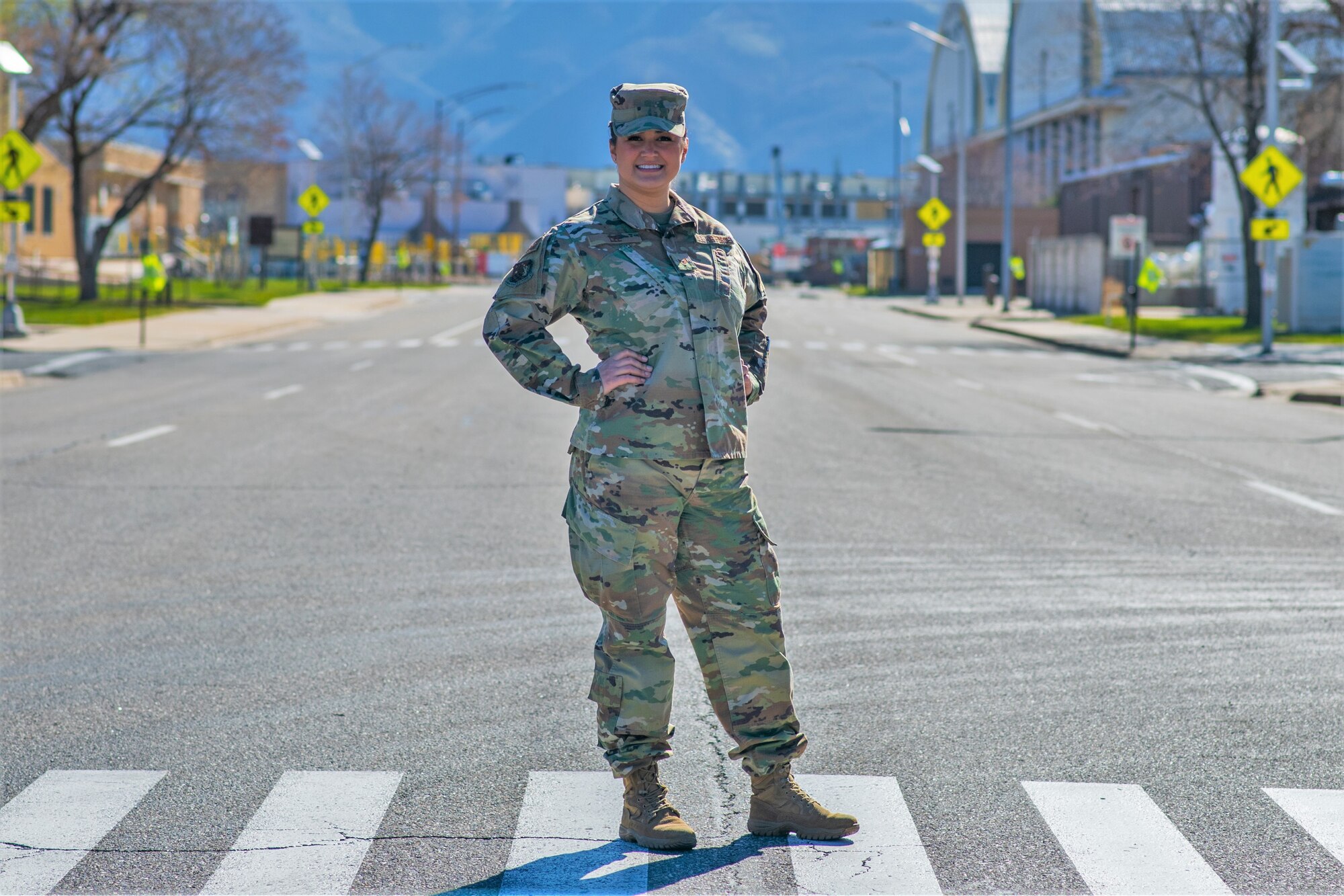 Senior Airman Chasidy Lee, Air Force reservist in the 419th Operations Group command support staff