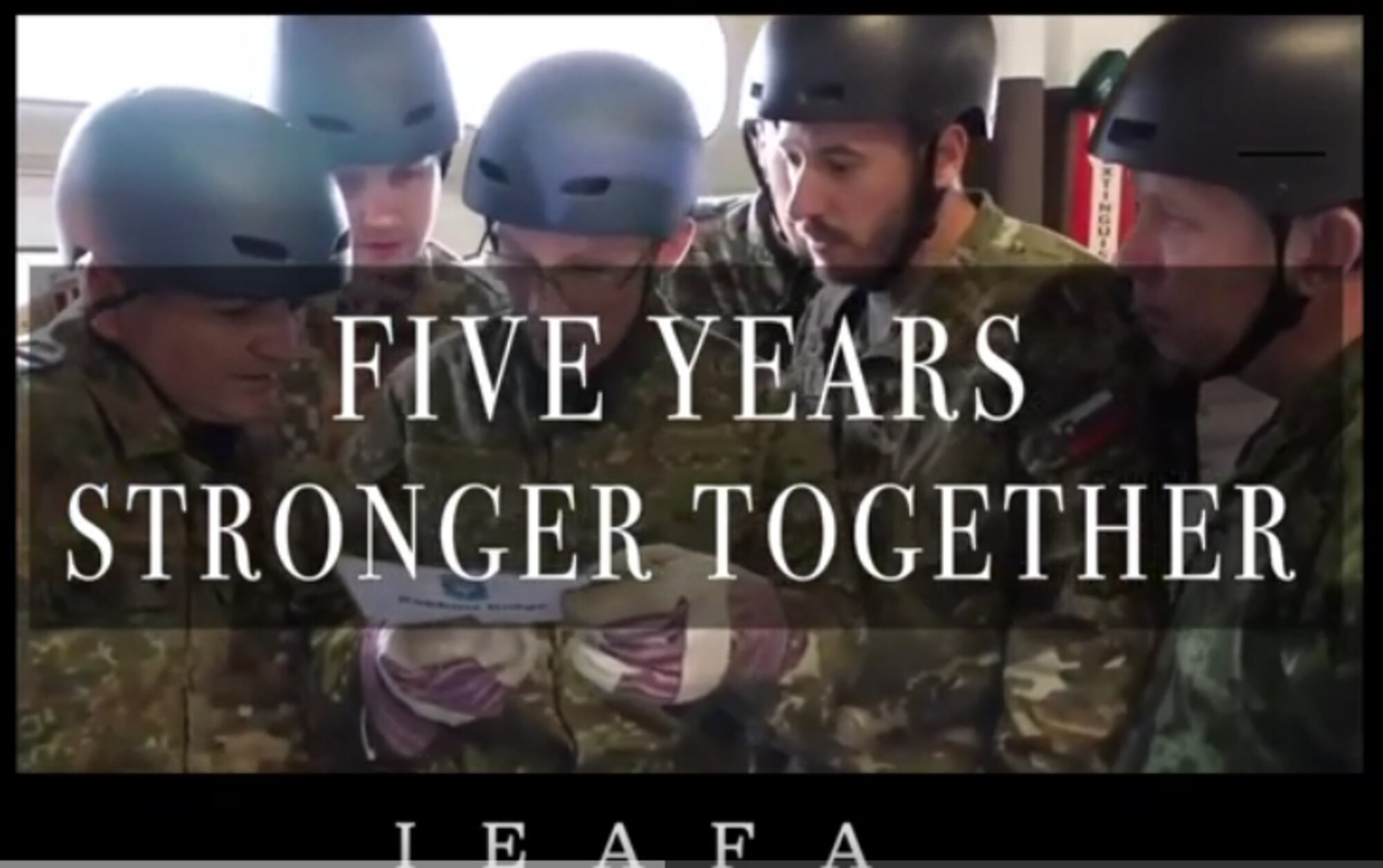 Airmen from Inter-European Air Force (IEAFA) video, marking its 5 year anniversary.