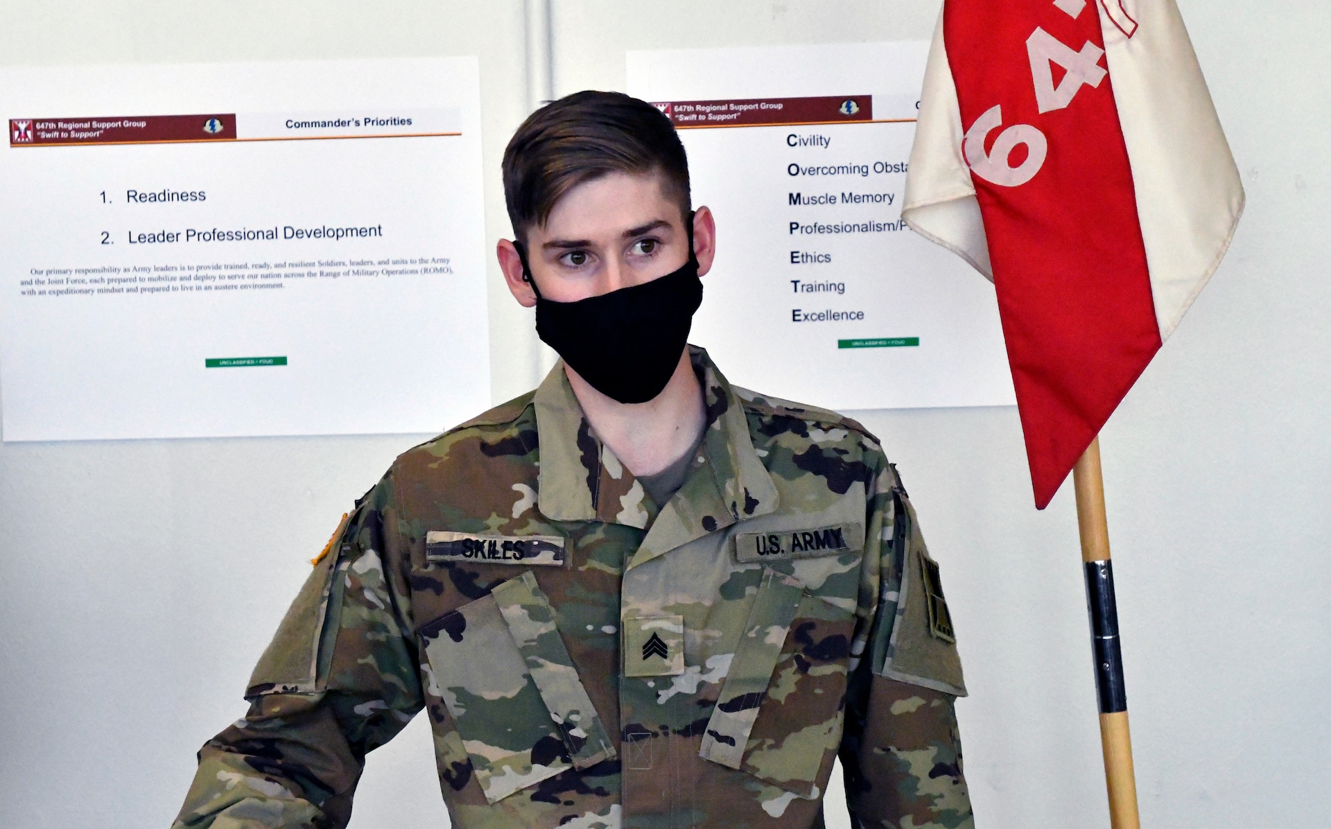 Farmington, Mo., native and 647th Regional Support Group (Forward) Soldier promoted to Sergeant
