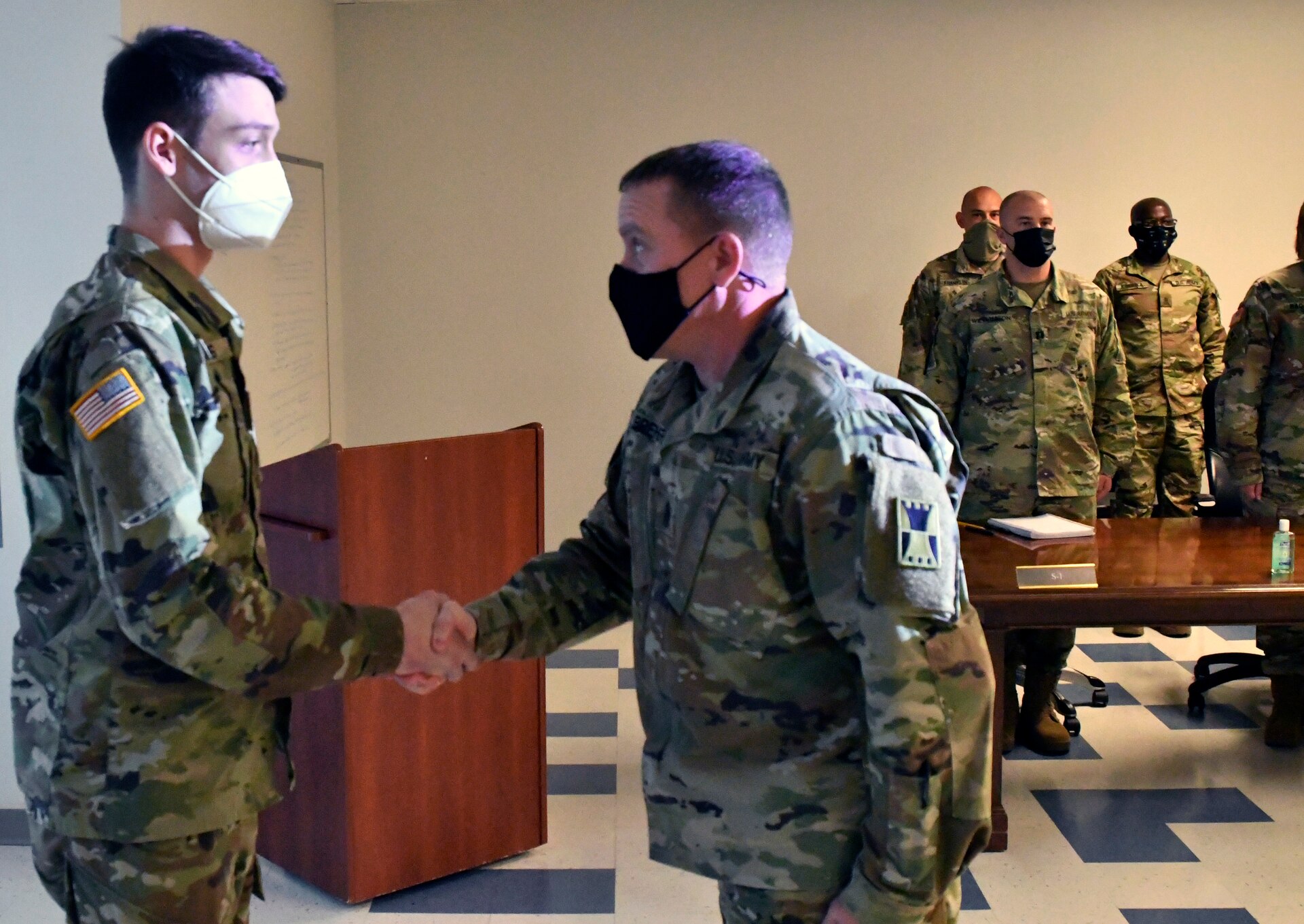 Plainfield, Ill., native and 647th Regional Support Group (Forward) Soldier promoted to Sergeant
