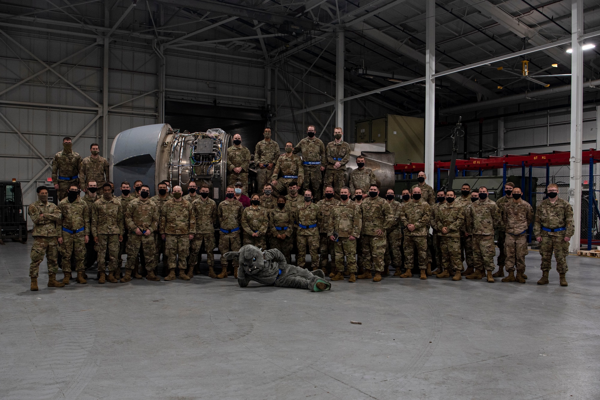 Photo of Airmen posing for a photo.