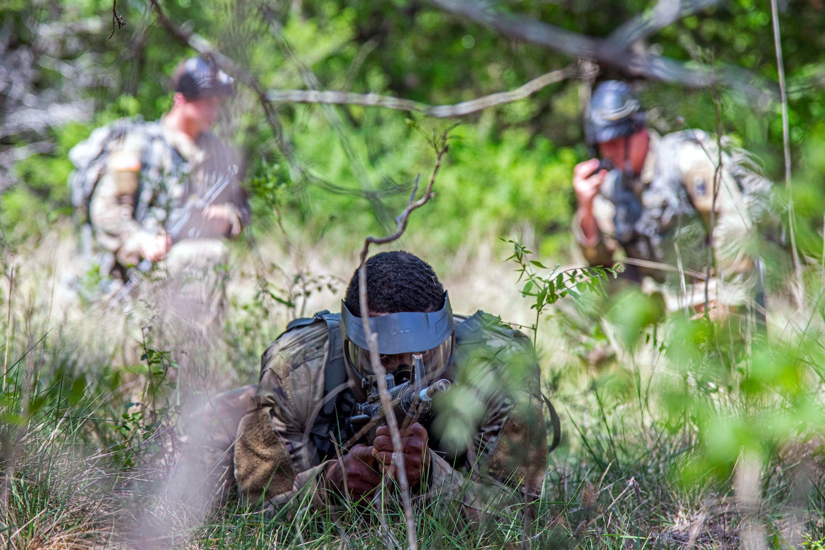 Dagger Forge III trained 40 active duty members, who underwent physical, technical and tactical training to become Signals Intelligence Lethal Soldiers, the Army’s force of intelligence gathering troops. This signals intelligence field training event was conducted April 5-9 at Joint Base San Antonio-Camp Bullis by the 717th Military Intelligence Battalion, part of the 470th Military Intelligence Brigade at JBSA-Fort Sam Houston.