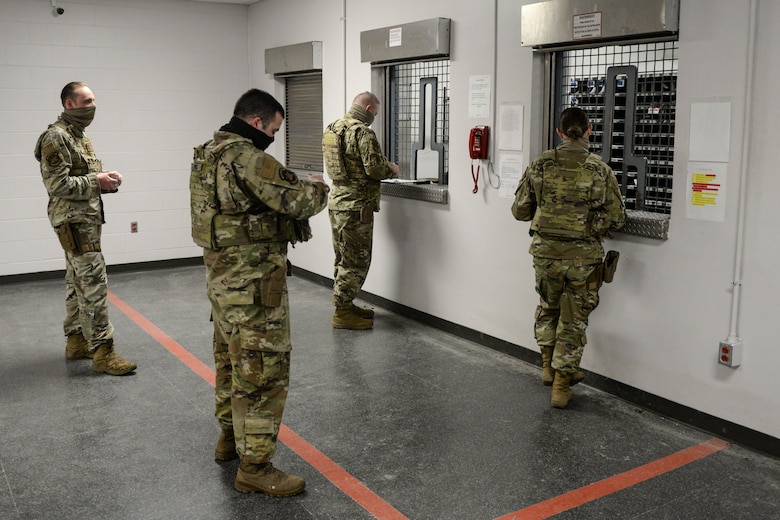 WrightPatt after dark Security Forces never take eyes off base