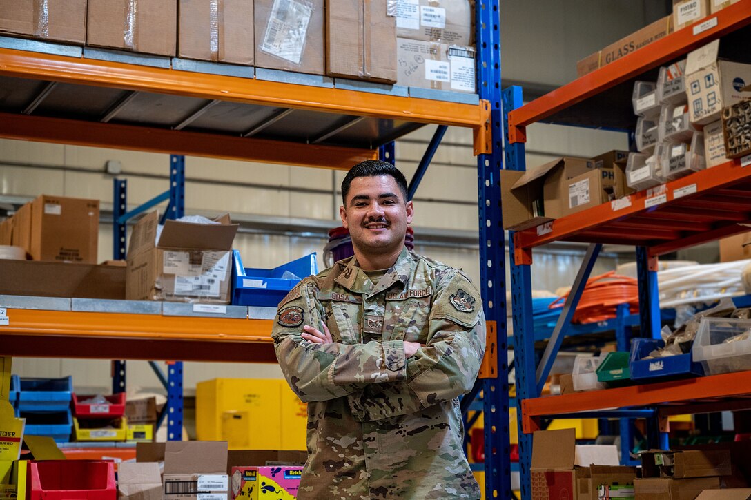 Staff Sgt. David Sosa poses for a photo.