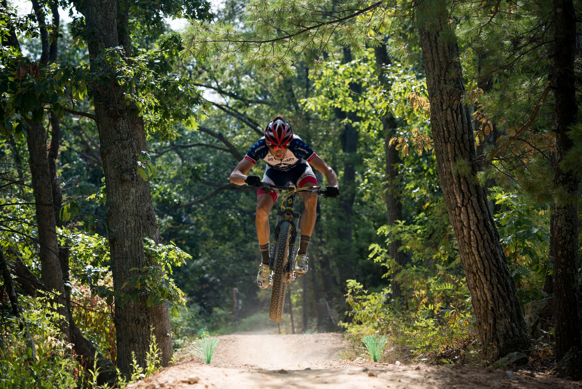 Senior Airman David Flaten is a bicyclist in the Air Force World Class Athlete Program. He competes in both mountain and road biking categories.