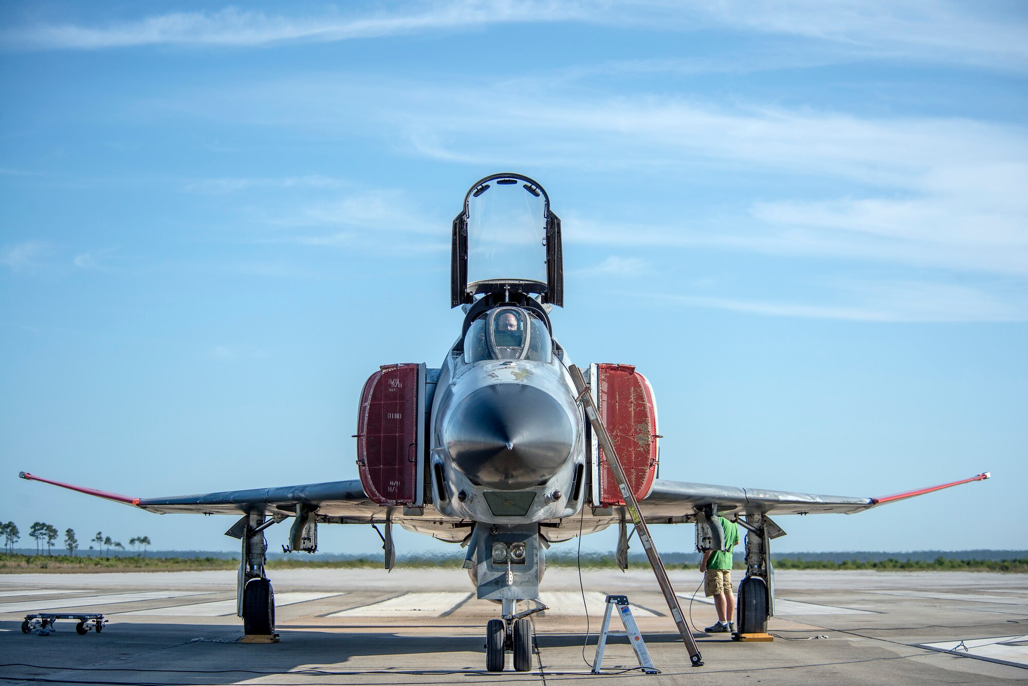 Since 1995, members of the 82nd Aerial Target Squadron at Tyndall Air Force Base, Florida, have been taking F-4s from the Boneyard and converting them into a remotely piloted aircraft, designed to be shot down pilots in training exercises.