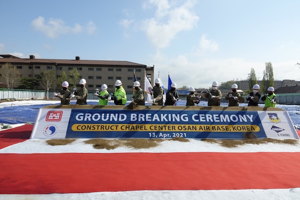 Far East District Breaks Ground on new Osan chapel