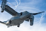 Mercy conducts First Ever Flight Deck Landing of V-22 Osprey