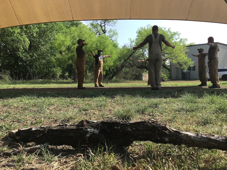 JOINT BASE SAN ANTONIO-CHAPMAN TRAINING ANNEX, Texas – In a physically and mentally demanding occupation, 341st Training Squadron military working dog (MWD) handlers are exposed to risks. These risks are typically workplace injuries.