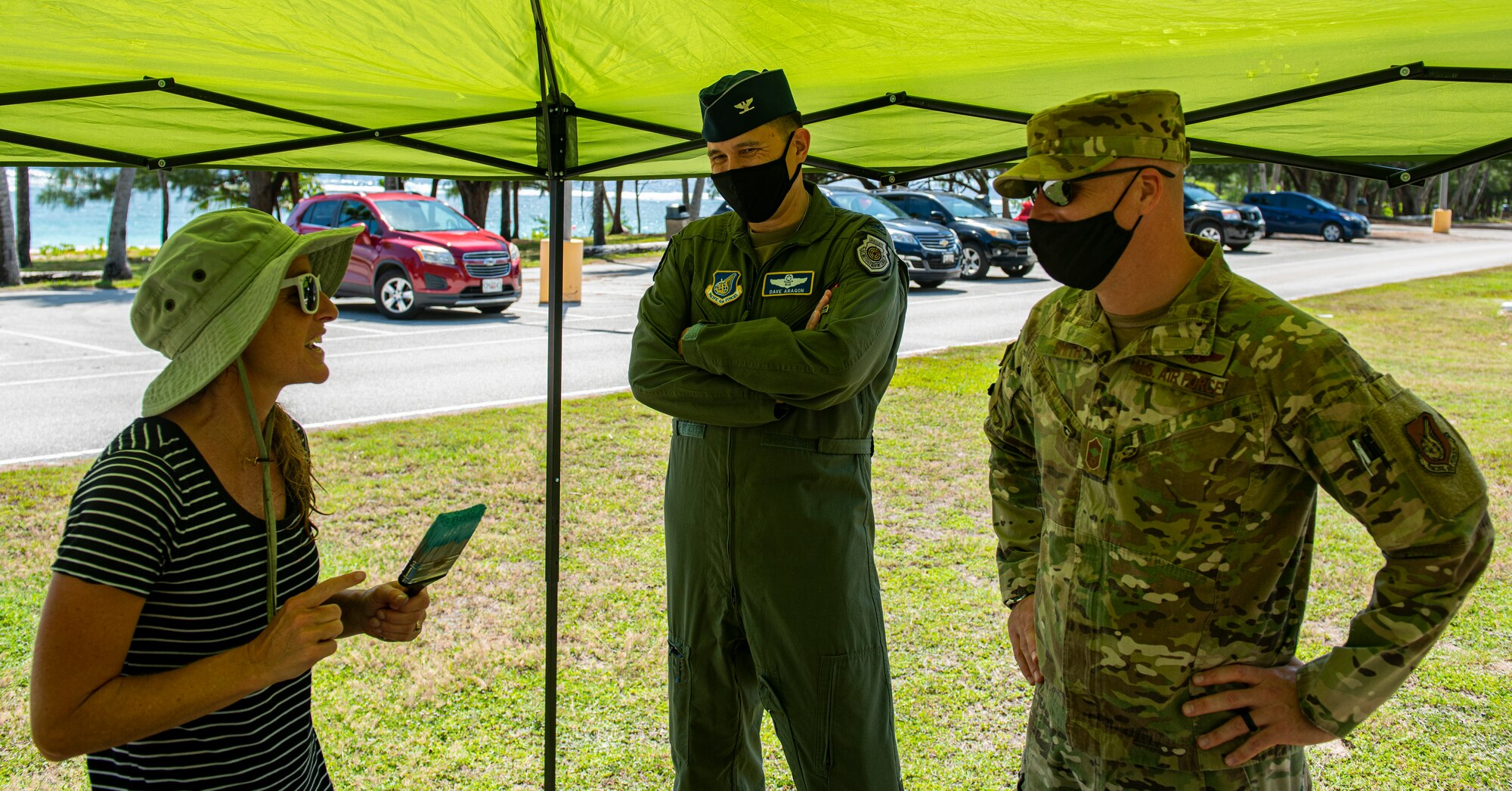 Picnic Table's get new coat of paint