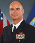 Studio portrait of Rear Adm. Brendan McLane