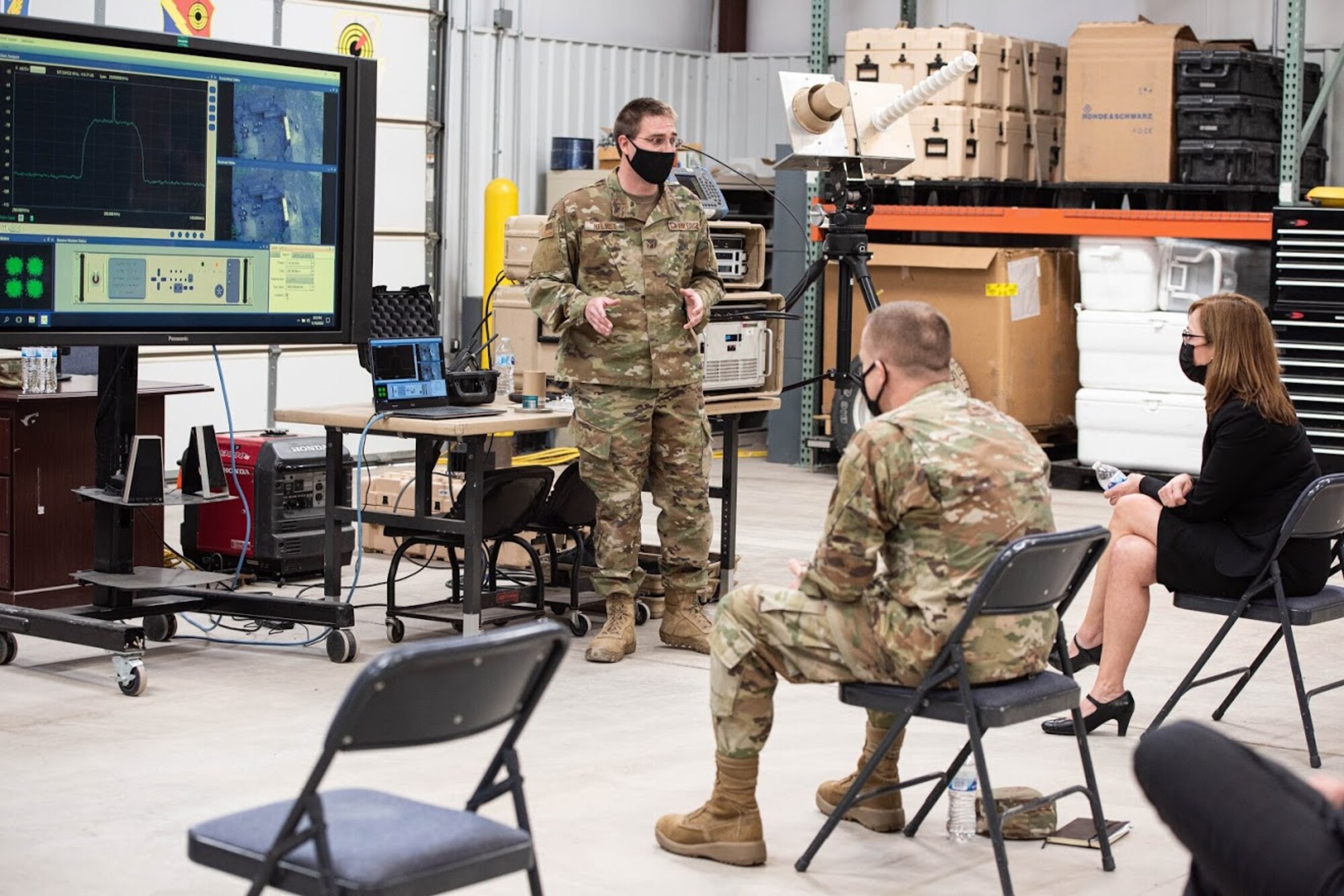 Deputy Under Secretary of the Air Force, International Affairs visits Schriever and Peterson Air Force Bases