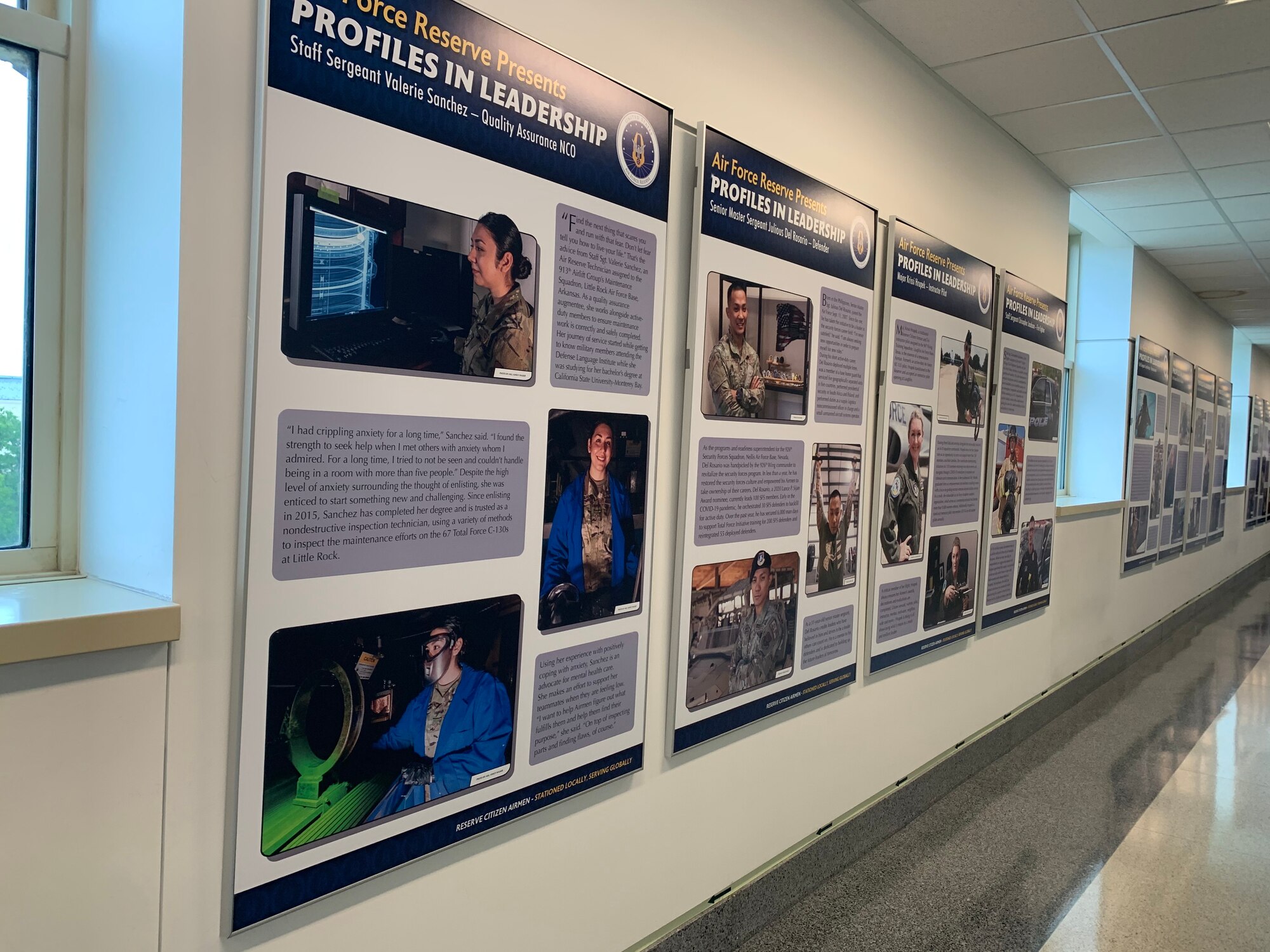 Airmen at the Pentagon held a dedication of this year's Profiles in Leadership for the Air Force Reserve Birthday April 16, 2021. Profiles in Leadership highlights exceptional Reserve Citizen Airmen throughout the country.