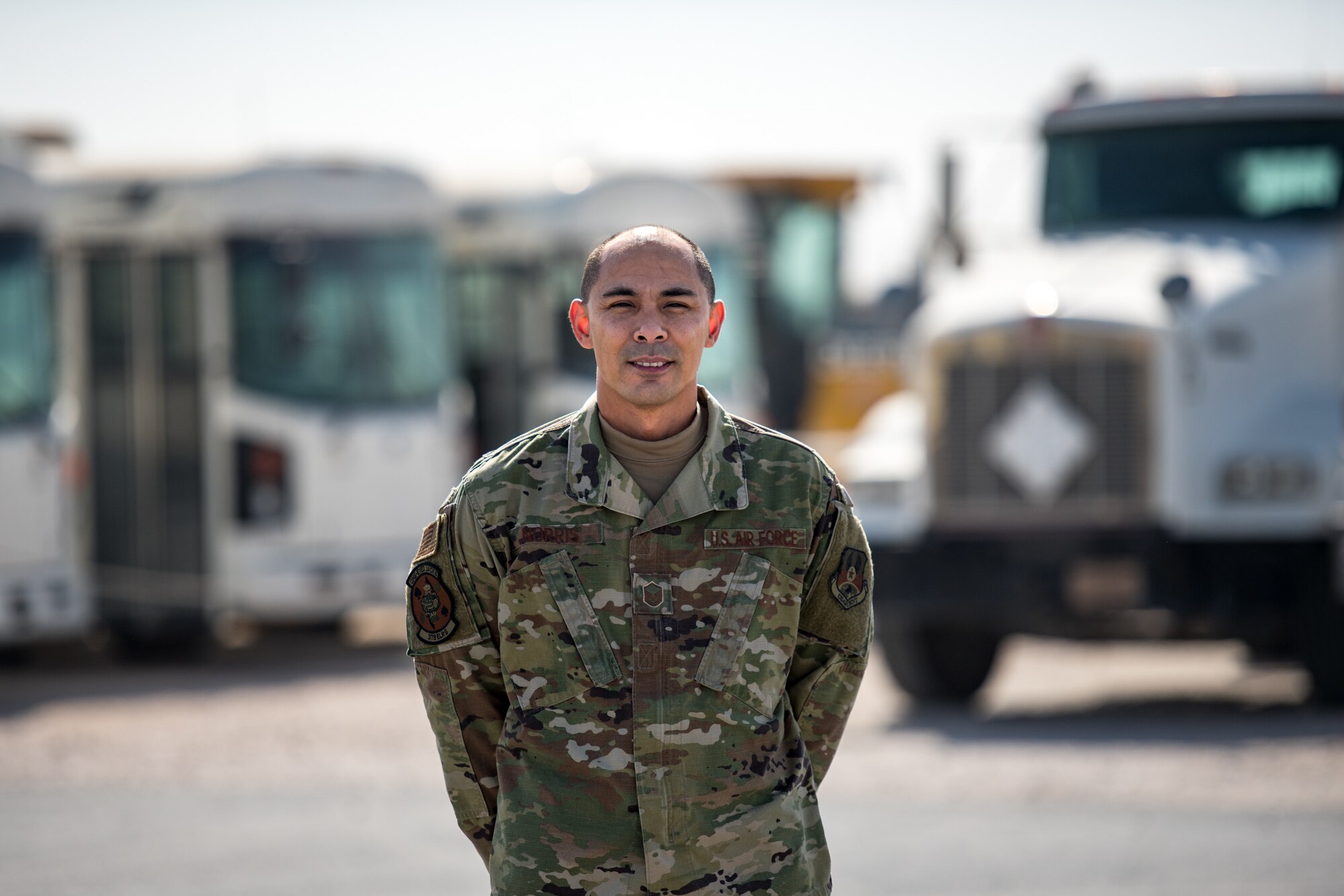 an airman poses for a portrait