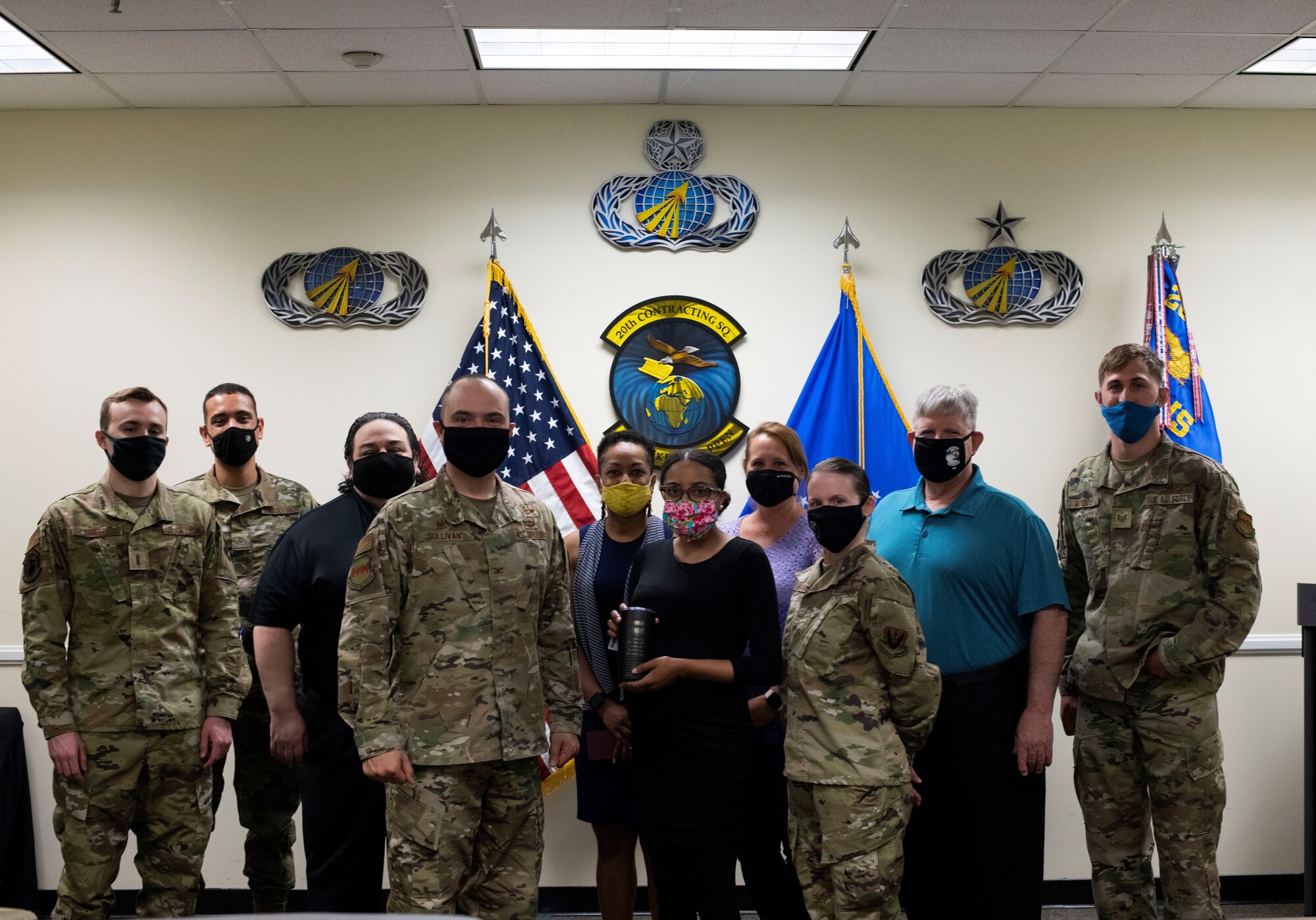 20th Contracting Squadron group photo