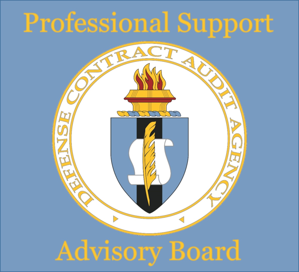 seal of dcaa with words professional support advisory panel added