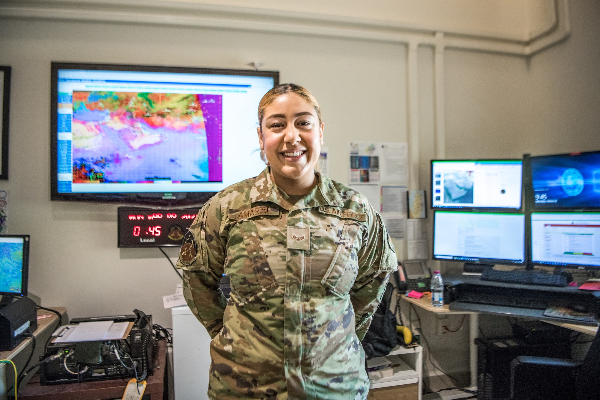 an airman poses for a portrait