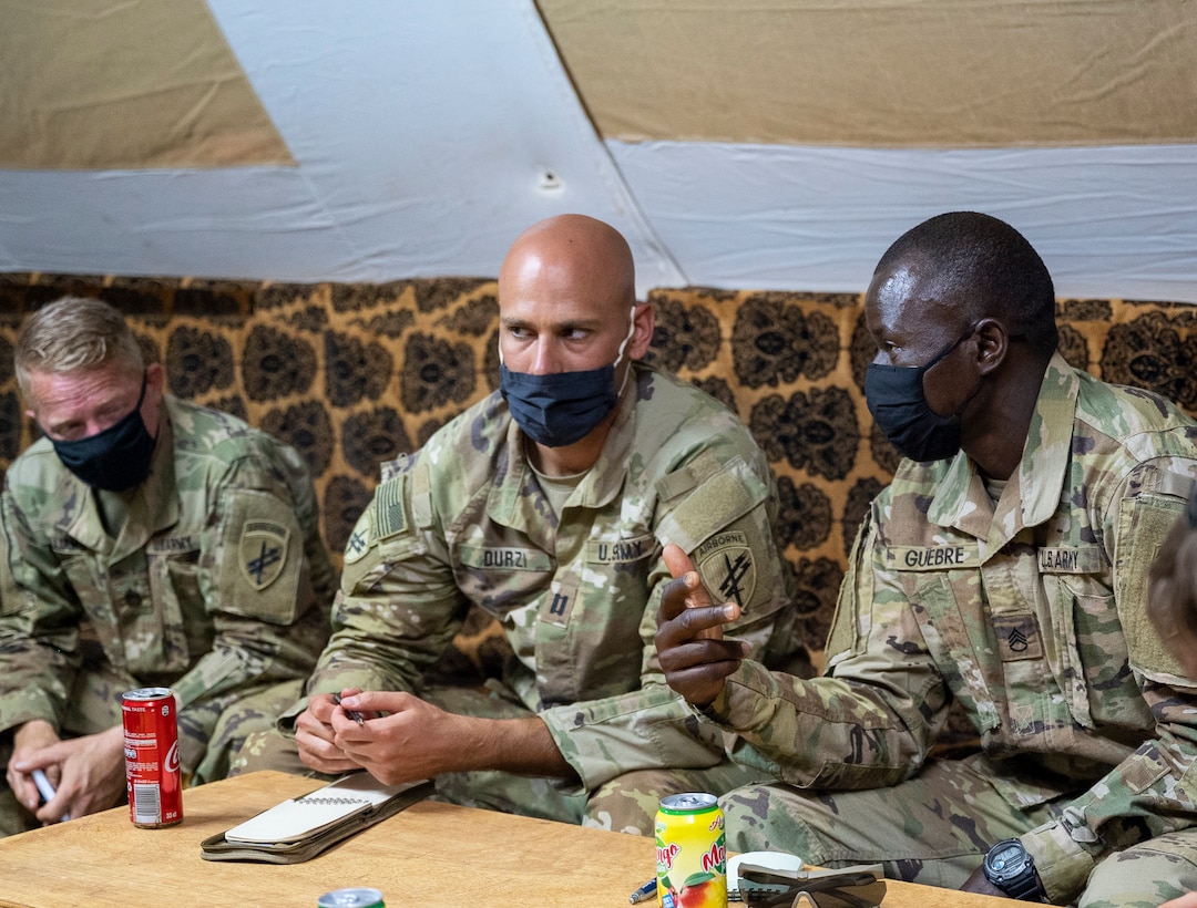 Civil Affairs East Africa meets with French Civil-Military Cooperation team in Mali