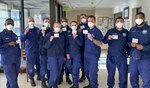 Crewmembers of U.S. Coast Guard Cutter Adelie