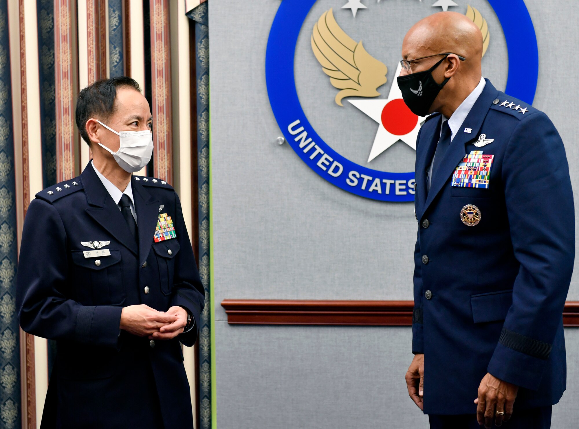 CSAF, CSO hold meetings with JASDF chief