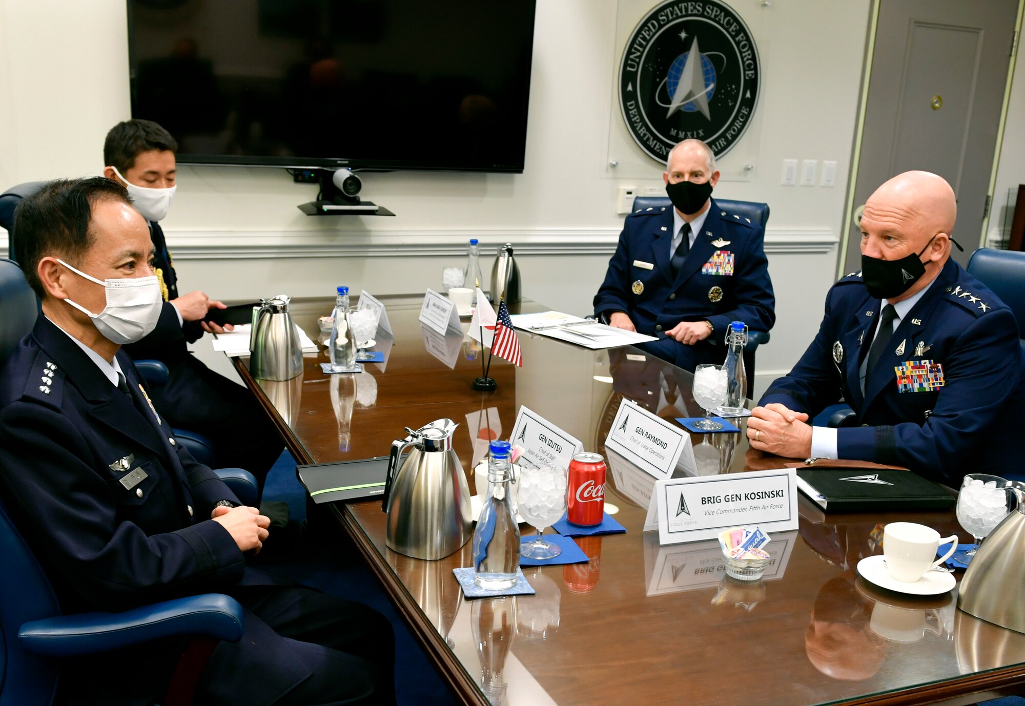 CSAF, CSO hold meetings with JASDF chief