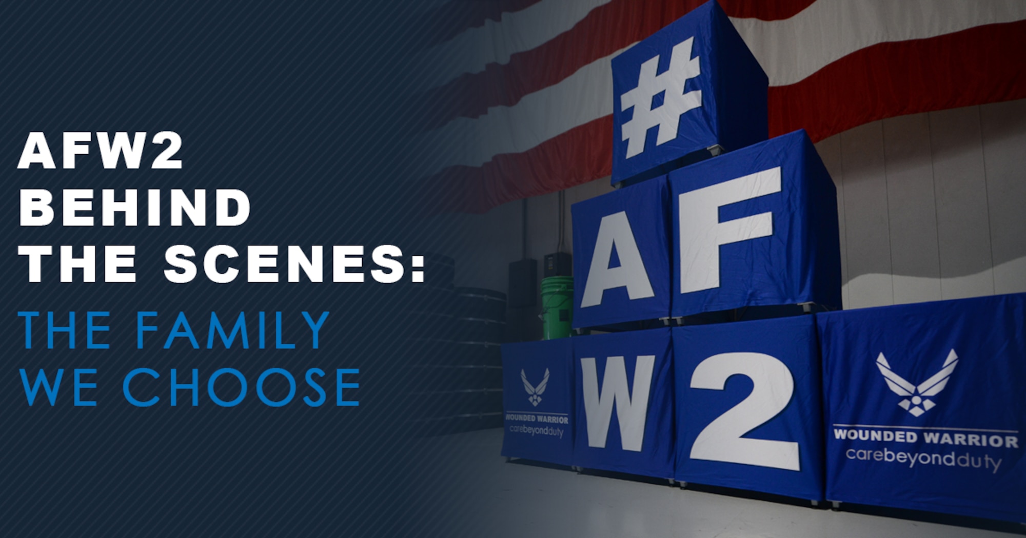 Family consists of the people that you are born to such as your mother, father, and siblings. Those ties are usually stronger than any other relationship throughout our lives, but the family that we choose can be just as strong as those we don’t choose. The Air Force Wounded Warrior (AFW2) Program emphasizes the strength of the family that we are born into, as well as, the family we choose.