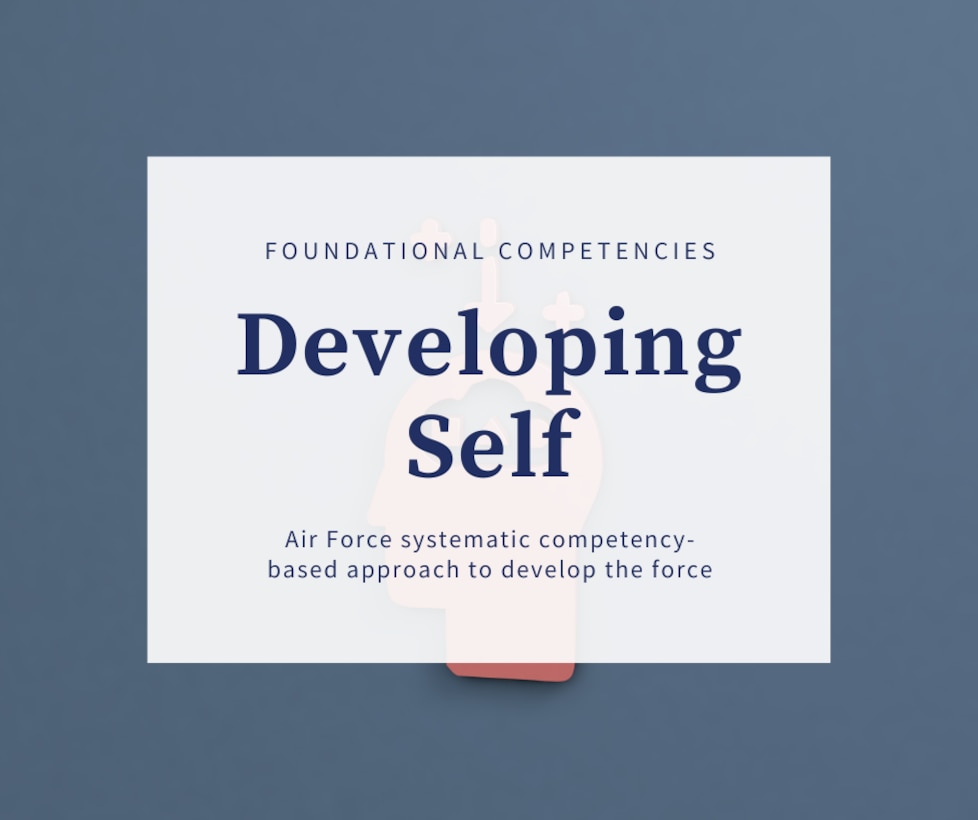 Graphic highlighting Developing Self  foundational competencies