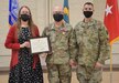 The Logistics Civil Augmentation Program Support Brigade, U.S. Army Reserve Sustainment Command, held a change of responsibility ceremony here April 10 in Heritage Hall.