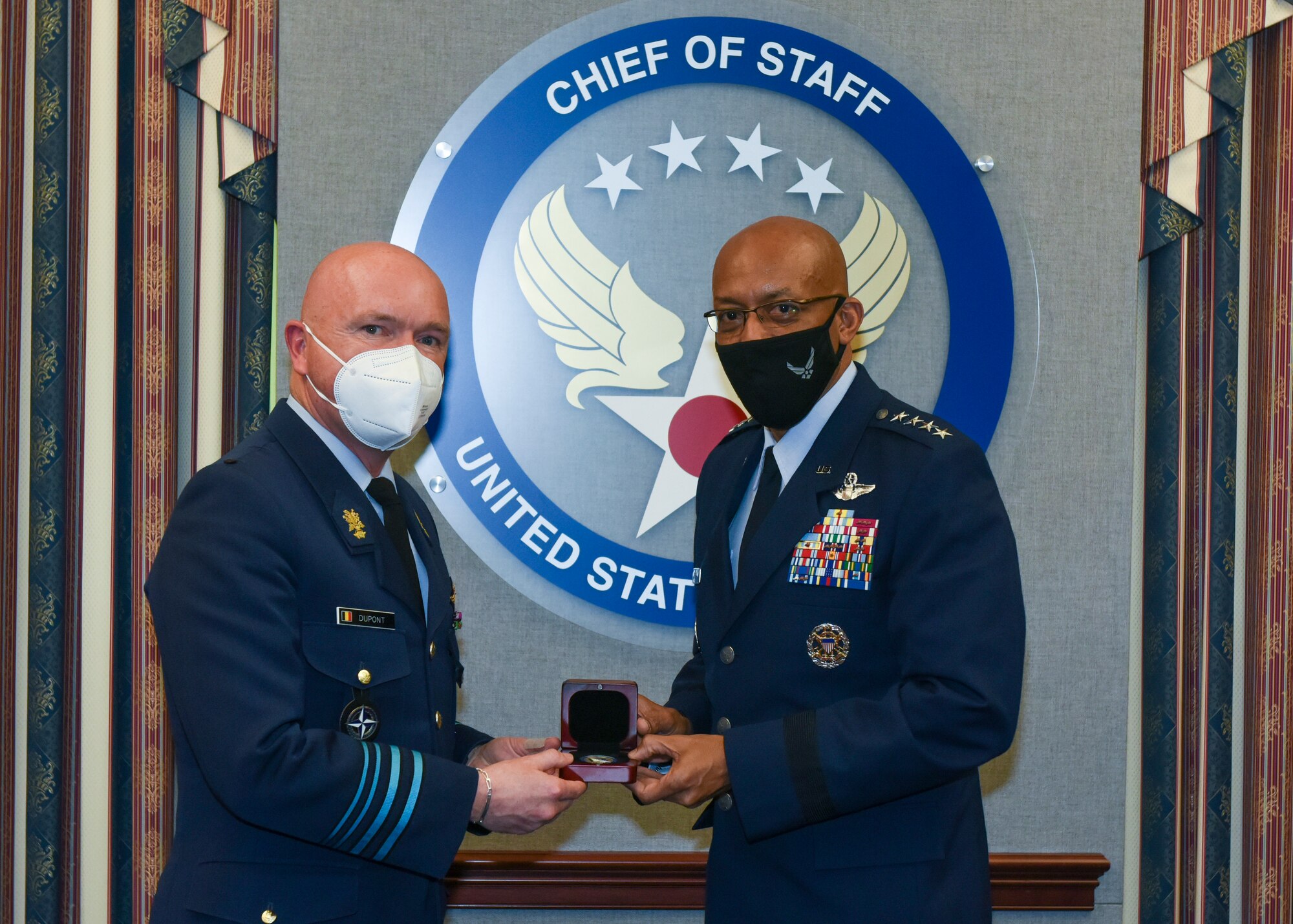 CSAF, CSO meet with Belgian defense leaders