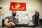 U.S. Marine Corps Sgt. Neal Copenhaver, data systems noncommissioned officer with Data Platoon, Communications Company, Combat Logistics Regiment 37, 3d Marine Logistics Group (MLG), monitors performance on his Marine Corps Enterprise Network computer on Camp Kinser, Okinawa, Japan, April 12, 2021. Copenhaver is the recipient of the Marine Corps Association and Foundation Noncommissioned Officer Award for Operational Communications Excellence, also known as the PFC Herbert A. Littleton Enlisted Communications Award. The award is presented to a noncommissioned officer who displays superior knowledge and understanding of communications and data systems employment in support of command and control.

 

“I just did my job. I had great support, great Marines working with me, and fantastic leadership.” Copenhaver said.



3d MLG, based out of Okinawa, Japan, is a forward deployed combat unit that serves as III MEF’s comprehensive logistics and combat service support backbone for operations throughout the Indo-Pacific area of responsibility. (U.S. Marine Corps photo by Sgt. Hailey D. Clay)