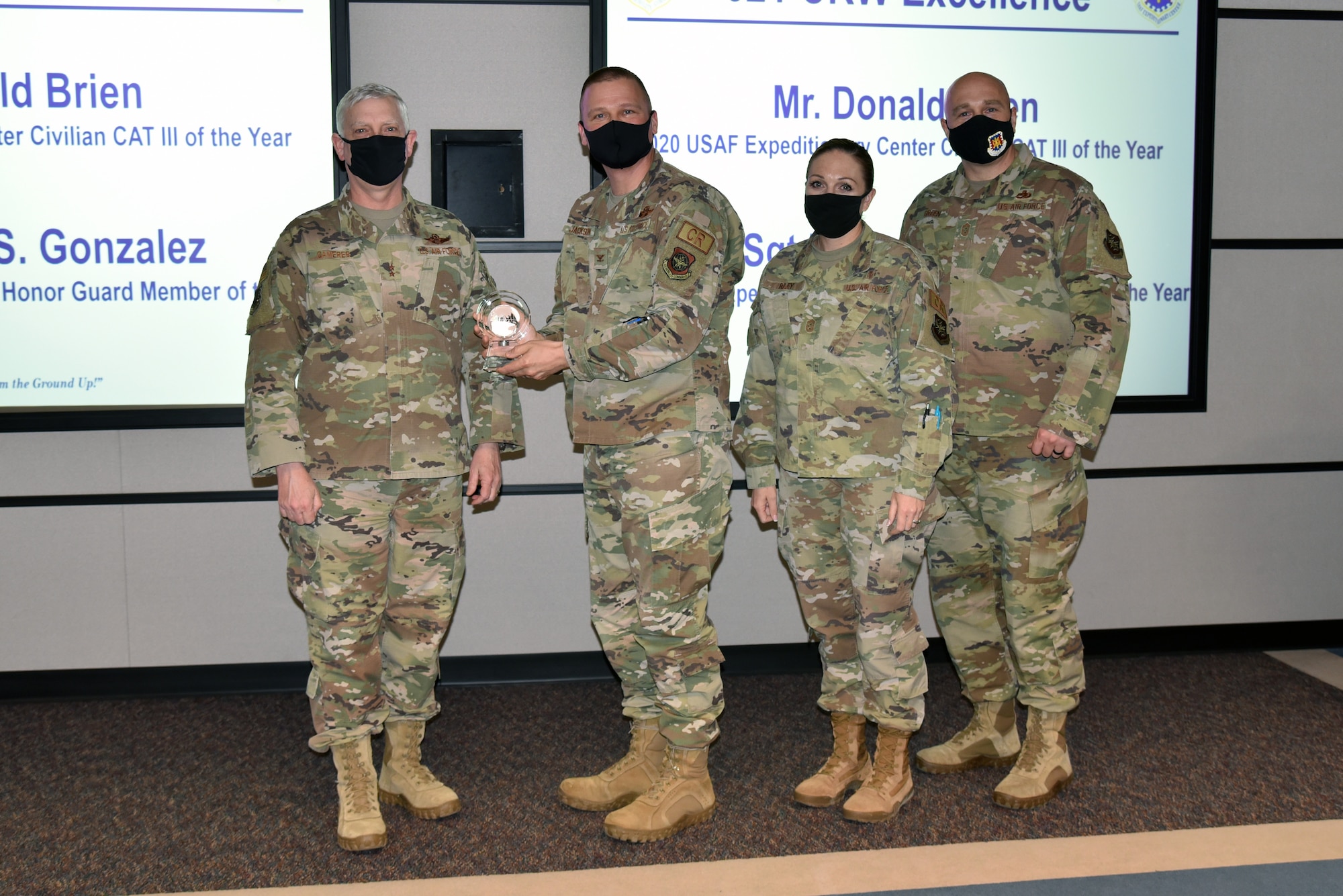 USAF Expeditionary Center Presents its 2020 Annual Awards