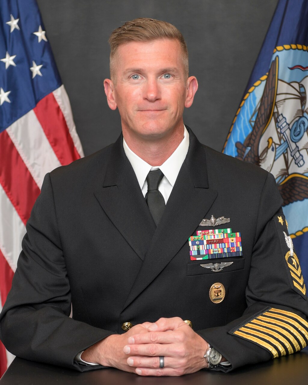 Studio portrait of FORCM Jason Knupp