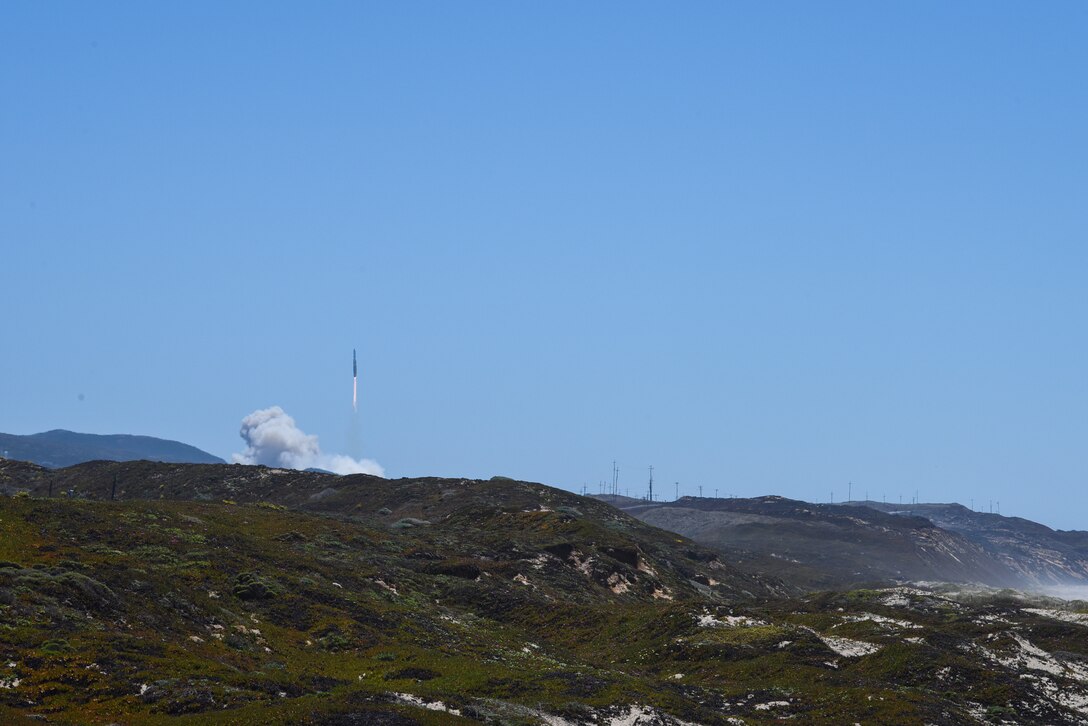 A United Launch Alliance Delta IV Heavy rocket carrying a National Reconnaissance Office payload launched by team Vandenberg from Space Launch Complex-6 here Monday at 1:47 p.m. PDT. This was the ninth Delta IV-Heavy launched from Vandenberg, with the first launch occurring Jan. 20, 201, and it is the largest rocket ever to launch from the West Coast of the United States. (U.S. Space Force photo by Senior Airman Hanah Abercrombie)
