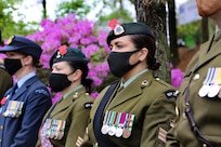 United Nations Command servicemembers from Australia and New Zealand watch the Battle of Gapyeong memorial service in Gapyeong, South Korea.

This year marks the 70th anniversary of the battle of Gapyeong and UNC personnel were honored to observe and participate in the memorial ceremonies held in Gayeong Valley.